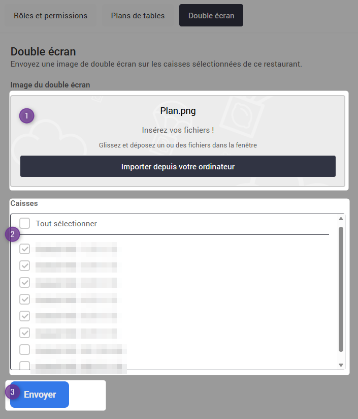 Double écran - étape 5